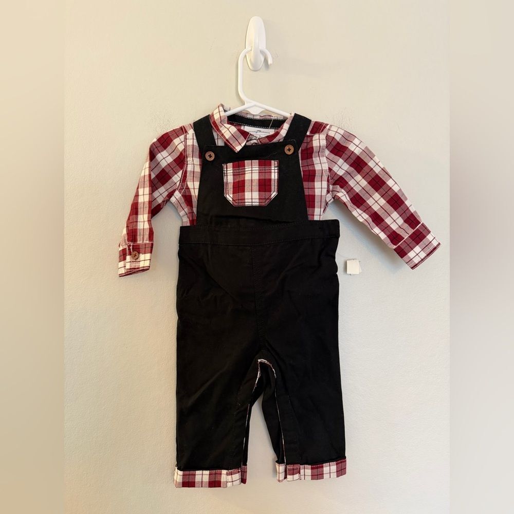 NWT Tommy Bahama Baby Boy Two Piece Overall Set - Size 3-6 Months